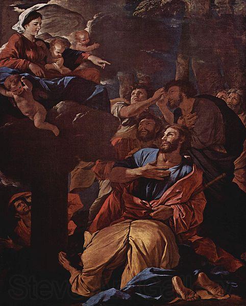 Nicolas Poussin The Apparition of the Virgin to Saint James the Great Germany oil painting art